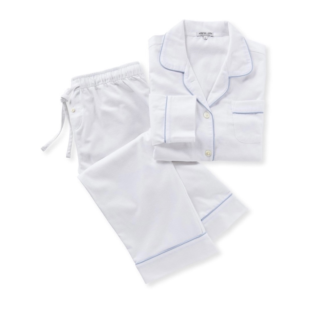 Serena & Lily Shite Belvedere Pajama Set